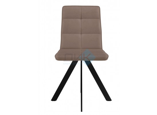 Стул BRONX, 360 град. поворот. B5 Капучино, велюр / черный каркас, в Каменске-Уральском