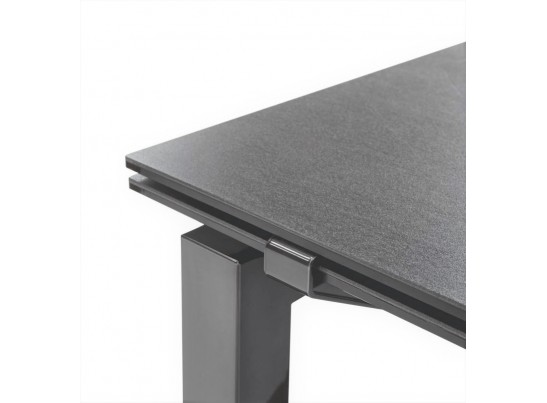 Стол GATE CB/4088-MV 180, MT.P15 BLACK/MT.P15 BLACK FRAME/ CER.P321 LEAD GREY в Каменске-Уральском