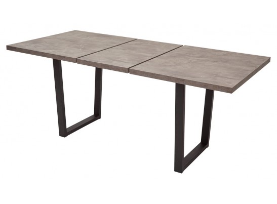 Стол ЛОФТ 138 Оникс/ Черный в Каменске-Уральском