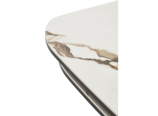 Стол BIRGER 200 KL-188 Контрастный мрамор, итальянская керамика, ®DISAUR в Каменске-Уральском