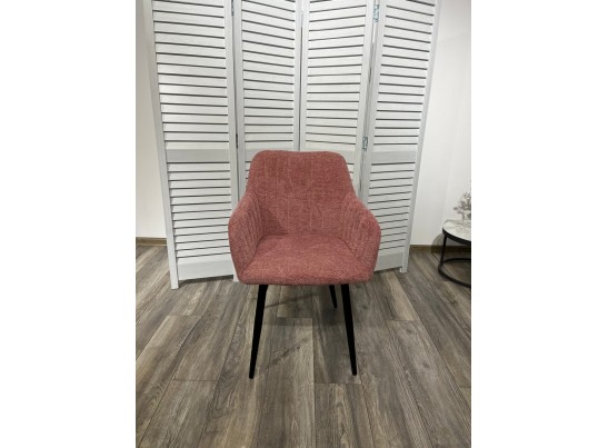 Стул BRANDY WZ2042-11 брусничный фактурный велюр/ черный каркас в Каменске-Уральском