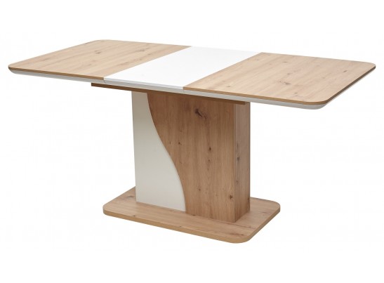 Стол SIRIUS 120 Дуб Артисан/ Белый в Каменске-Уральском