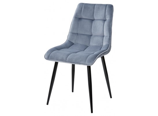 Стул CHIC BLUVEL-06 BLUE / черный каркас в Каменске-Уральском