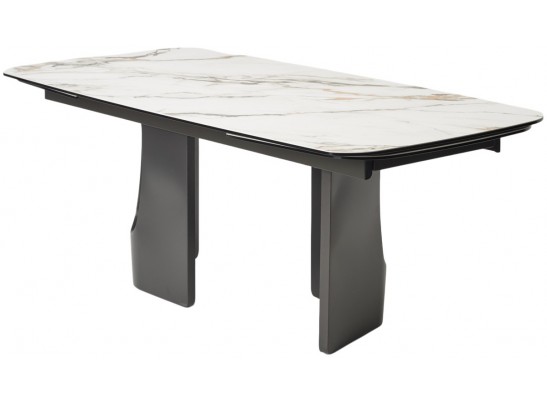 Стол BIRGER 200 KL-188 Контрастный мрамор, итальянская керамика, ®DISAUR в Каменске-Уральском