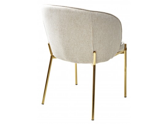 Стул DIANA TRF-11 светло-бежевый / золотой каркас в Каменске-Уральском