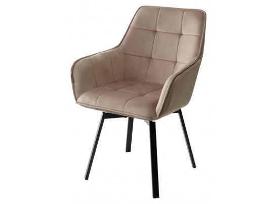 Стул MAVERICK 360 град. поворот. BLUVEL-40 BEIGE/ черный каркас, в Каменске-Уральском