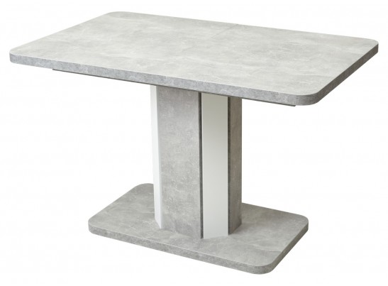 Стол STORK Бетон/ Белый 120 в Каменске-Уральском