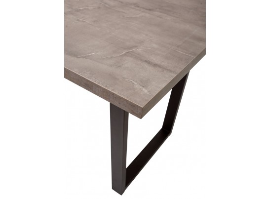 Стол ЛОФТ 138 Оникс/ Черный в Каменске-Уральском