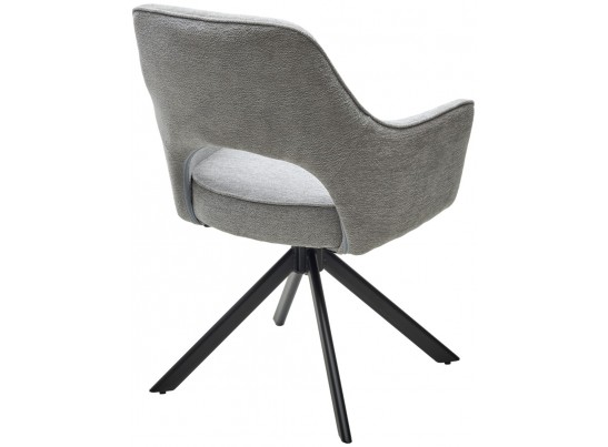 Стул GUARA 180 град. поворот. цвет серо-бежевый RAVEN 06 / черный каркас, ®DISAUR в Каменске-Уральском