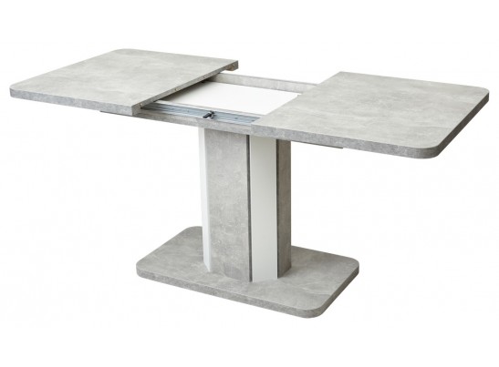 Стол STORK Бетон/ Белый 120 в Каменске-Уральском