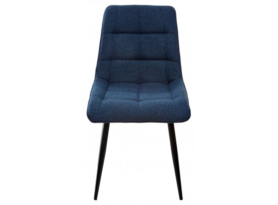 Стул CHIC TRF-06 полночный синий/ RU-03 синяя сталь/ черный каркас в Каменске-Уральском