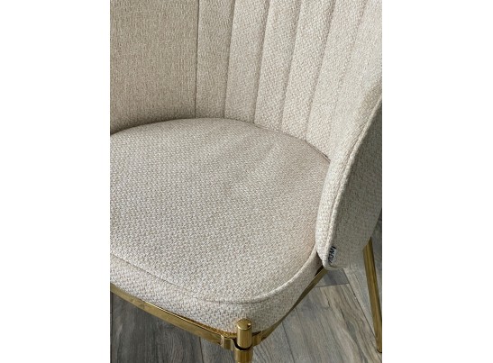 Стул DIANA TRF-11 светло-бежевый / золотой каркас в Каменске-Уральском