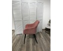 Стул BRANDY WZ2042-11 брусничный фактурный велюр/ черный каркас в Каменске-Уральском