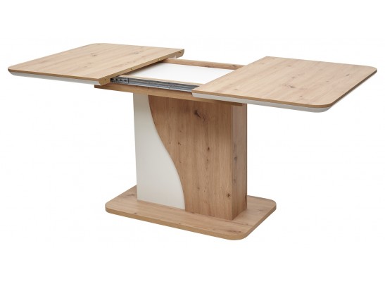 Стол SIRIUS 120 Дуб Артисан/ Белый в Каменске-Уральском