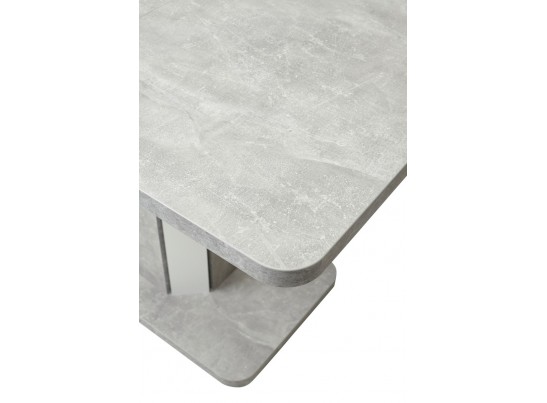 Стол STORK Бетон/ Белый 120 в Каменске-Уральском