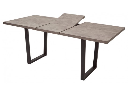 Стол ЛОФТ 138 Оникс/ Черный в Каменске-Уральском