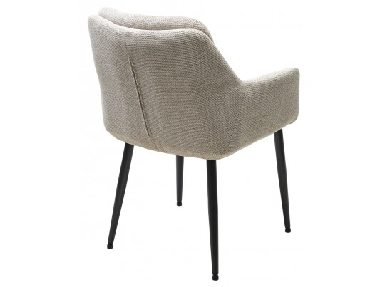 Стул DORE Garna-071 бежевый, ткань / черный каркас, ®DISAUR в Каменске-Уральском