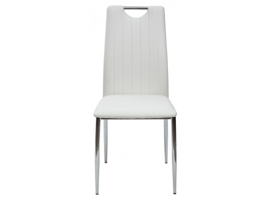Стул COMFORT 999 PU#601B-10 белый, экокожа в Каменске-Уральском