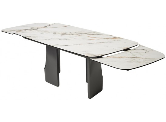 Стол BIRGER 200 KL-188 Контрастный мрамор, итальянская керамика, ®DISAUR в Каменске-Уральском