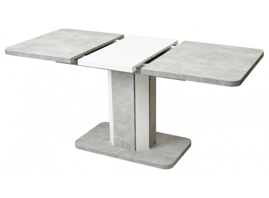 Стол STORK Бетон/ Белый 120 в Каменске-Уральском