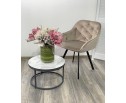 Стул GALE 360 град. поворот. BLUVEL-40 BEIGE, велюр/ черный каркас, в Каменске-Уральском