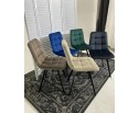 Стул CHILLI SQUARE BLUVEL-78 GREEN, велюр / черный каркас, в Каменске-Уральском