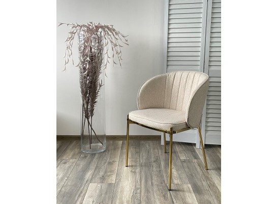 Стул DIANA TRF-11 светло-бежевый / золотой каркас в Каменске-Уральском