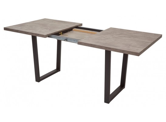 Стол ЛОФТ 138 Оникс/ Черный в Каменске-Уральском