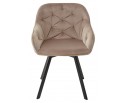 Стул GALE 360 град. поворот. BLUVEL-40 BEIGE, велюр/ черный каркас, в Каменске-Уральском