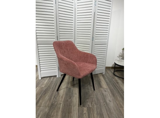 Стул BRANDY WZ2042-11 брусничный фактурный велюр/ черный каркас в Каменске-Уральском