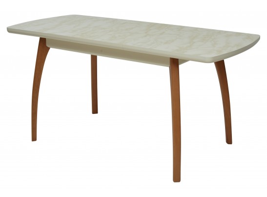 Стол VIZYON крем/ орех 140 см M-city в Каменске-Уральском