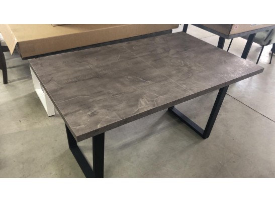 Стол ЛОФТ 138 Оникс/ Черный в Каменске-Уральском