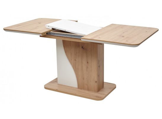 Стол SIRIUS 120 Дуб Артисан/ Белый в Каменске-Уральском