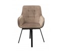 Стул MAVERICK 360 град. поворот. BLUVEL-40 BEIGE/ черный каркас, в Каменске-Уральском