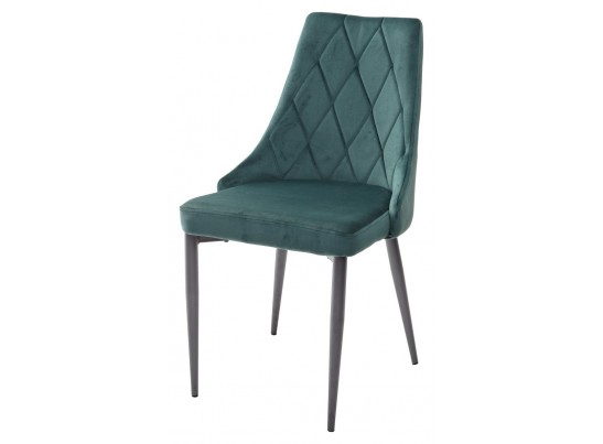 Стул NEPAL BLUVEL-78 GREEN/ серый каркас, велюр M-City в Каменске-Уральском