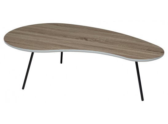 Стол журнальный WOOD61 #4 дуб серо-коричневый винтажный M-city в Каменске-Уральском