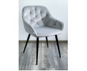 Стул BREEZE BLUVEL-03 LIGHT GREY, велюр / черный каркас в Каменске-Уральском
