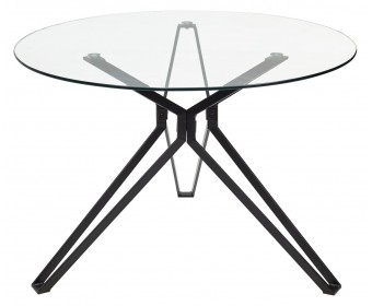 Стол VENETO D110 прозрачный 