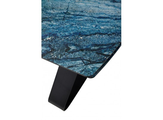 Стол Вильям 180 Аквамарин / графитовый каркас, в Каменске-Уральском