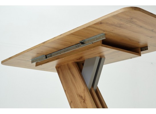 Стол EXEL 140 Дуб Вотан/ Алюминий в Каменске-Уральском