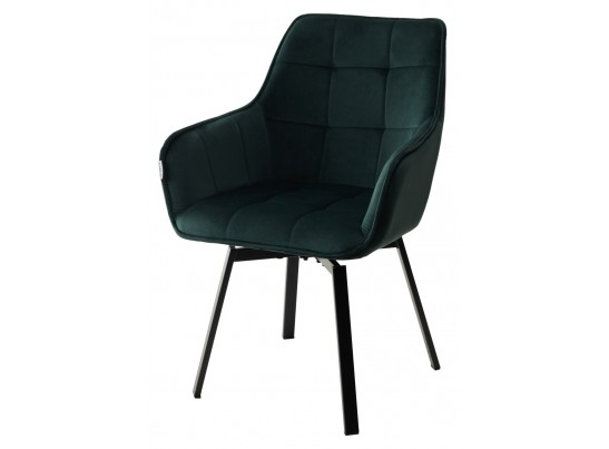 Стул MAVERICK 360 град. поворот. BLUVEL-78 GREEN/ черный каркас, в Каменске-Уральском