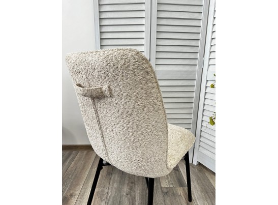 Стул COMO UF998-04 бежевый, букле / черный каркас / Товарный знак DISAUR в Каменске-Уральском