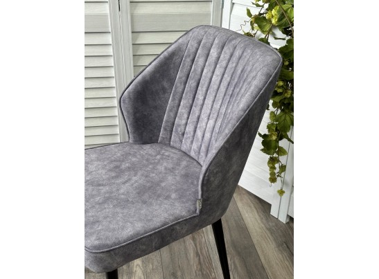 Стул SEATTLE-V Kashemir 974 Серо-голубой, велюр / черный каркас в Каменске-Уральском