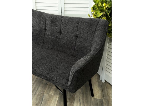 Скамья BERGAMO UF998-16 темно-серый, букле / Товарный знак DISAUR в Каменске-Уральском