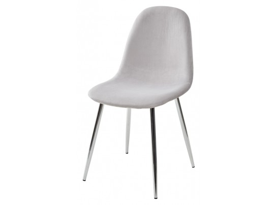 Стул PESCARA UF910-02 LIGHT GREY, велюр в Каменске-Уральском