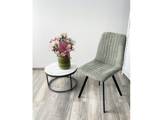 Стул ELVIS WZ2042-12 авокадо фактурный велюр / черный каркас в Каменске-Уральском