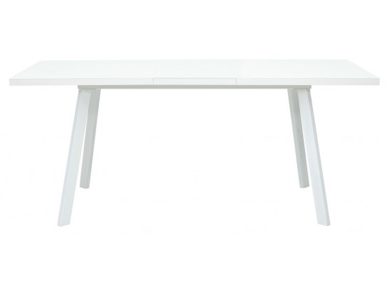 Стол ФИН 120 Белый, стекло/Белый каркас в Каменске-Уральском