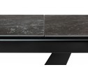 Стол ACUTO2 170 BLACK MARBLE Черный мрамор матовый, керамика/ черный каркас NEW! в Каменске-Уральском