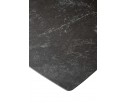 Стол ACUTO2 170 BLACK MARBLE Черный мрамор матовый, керамика/ черный каркас NEW! в Каменске-Уральском