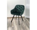 Стул GALE 360 град. поворот. BLUVEL-78 GREEN, велюр/ черный каркас, в Каменске-Уральском